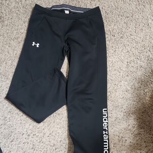 Under Armour Black Joggers with White Logo
